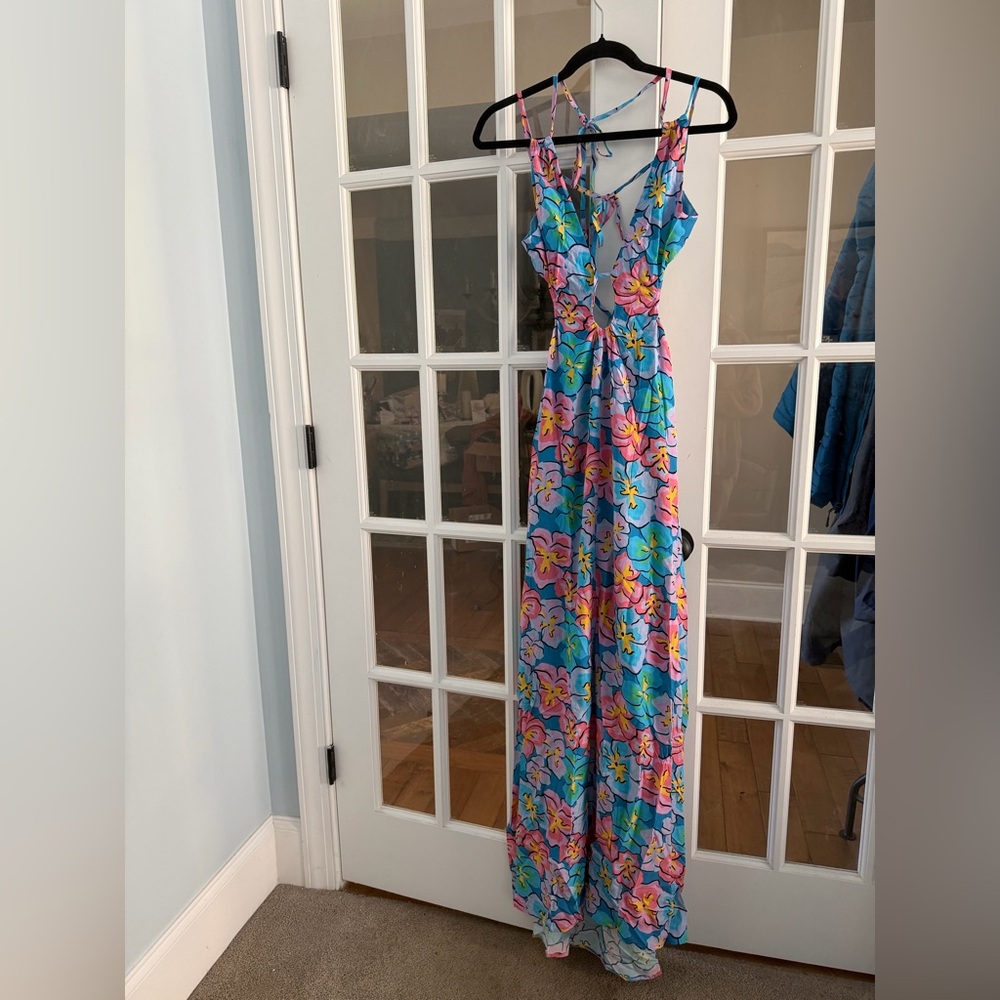 NWT For Love And Lemons Yasmin Maxi Dress Size small - Picture 11 of 13